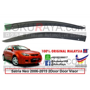 Proton Satria Neo 2Door (2nd Gen) 2006-2015 AG Door Visor Air Press Wind Deflector (Small 7cm Width)